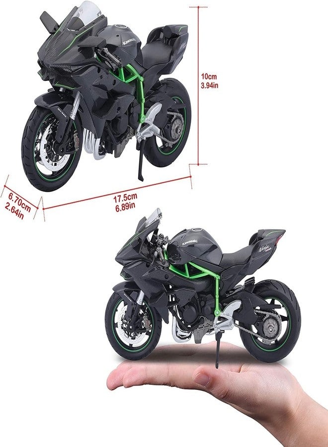 Bestie toys 1:12 Scale Ninja H2 R Collectible Die-Cast Model Car with Precision Detailing, Pull-Back Action, and Authentic Design - Perfect for Enthusiasts and Hobbyists - Image 4